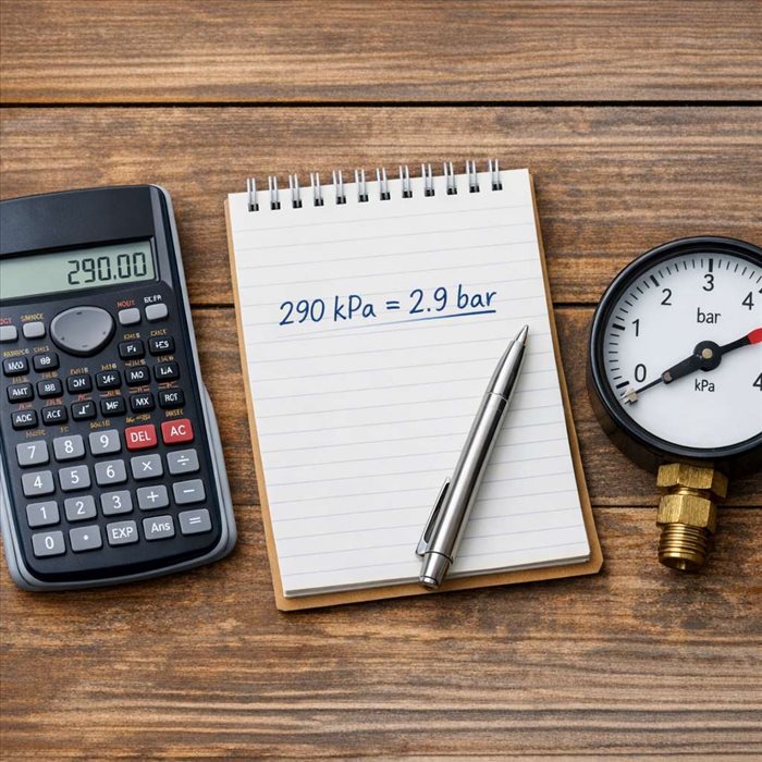 290 kPa en bar : conversion simple et rapide | Guide