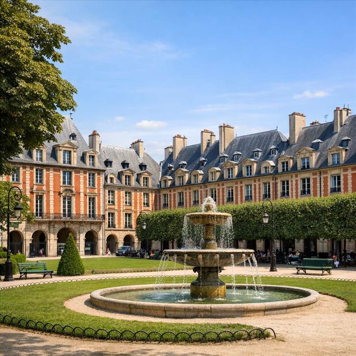 Place des Vosges à Paris : élégance et patrimoine immobilier