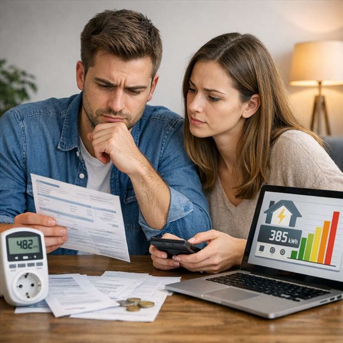Un couple consomme-t-il beaucoup d’électricité chaque mois ?