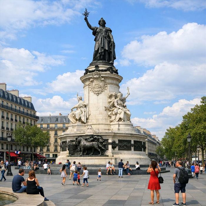 Place de la République à Paris : patrimoine et transformations
