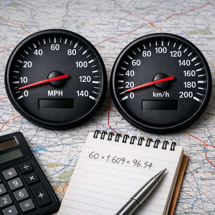 Convertir les mph en km/h facilement : méthode simple